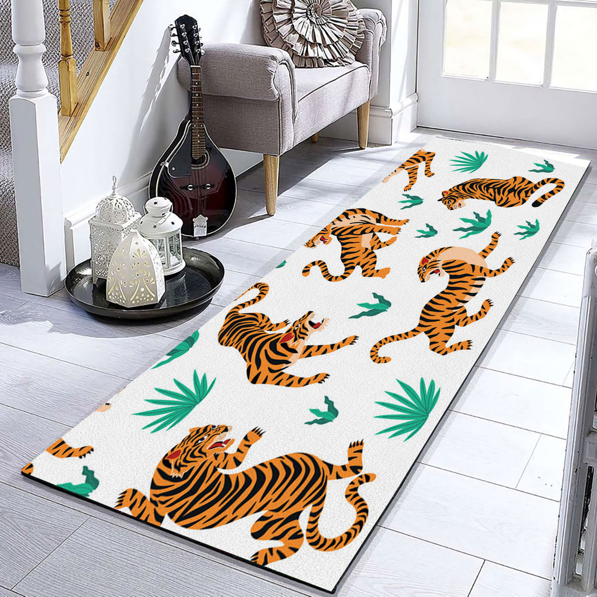 Tiger And Grass Runner Carpet 6