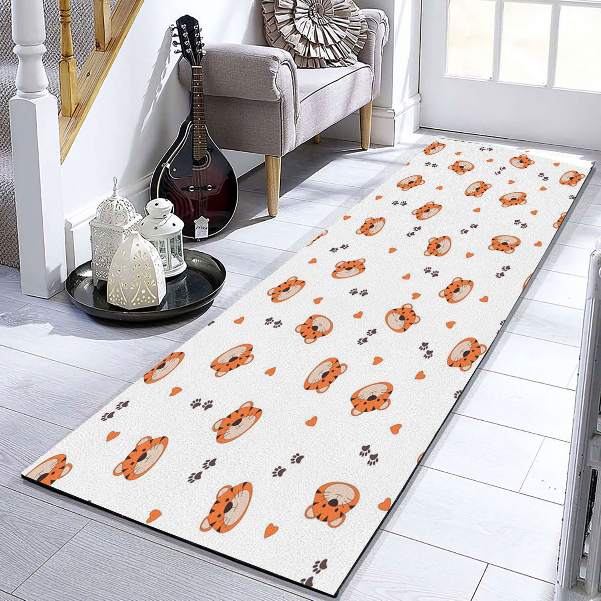 Tiger Heart And Paw Runner Carpet 6