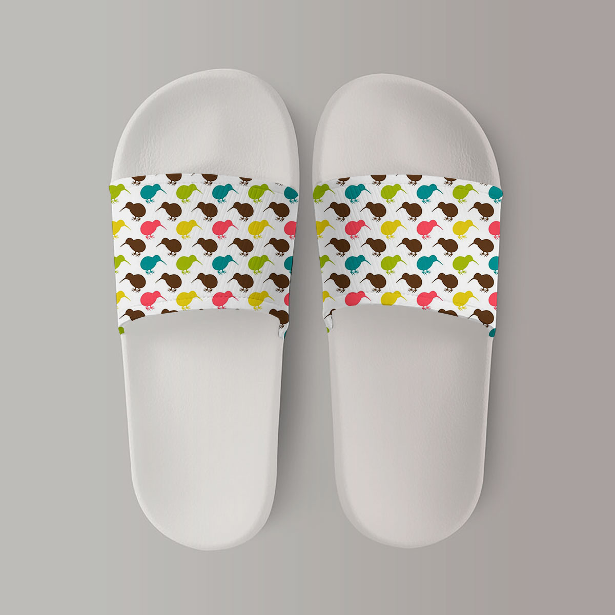 Multiple Colors Kiwi Bird Monogram Sandal 6