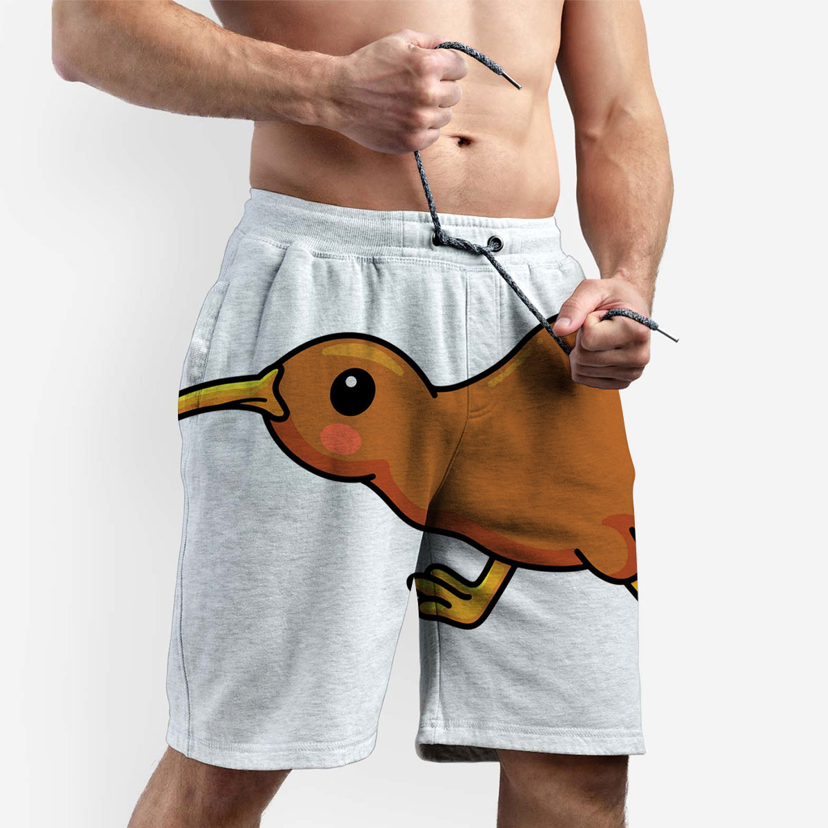Lovely Running Kiwi Bird Shorts 6