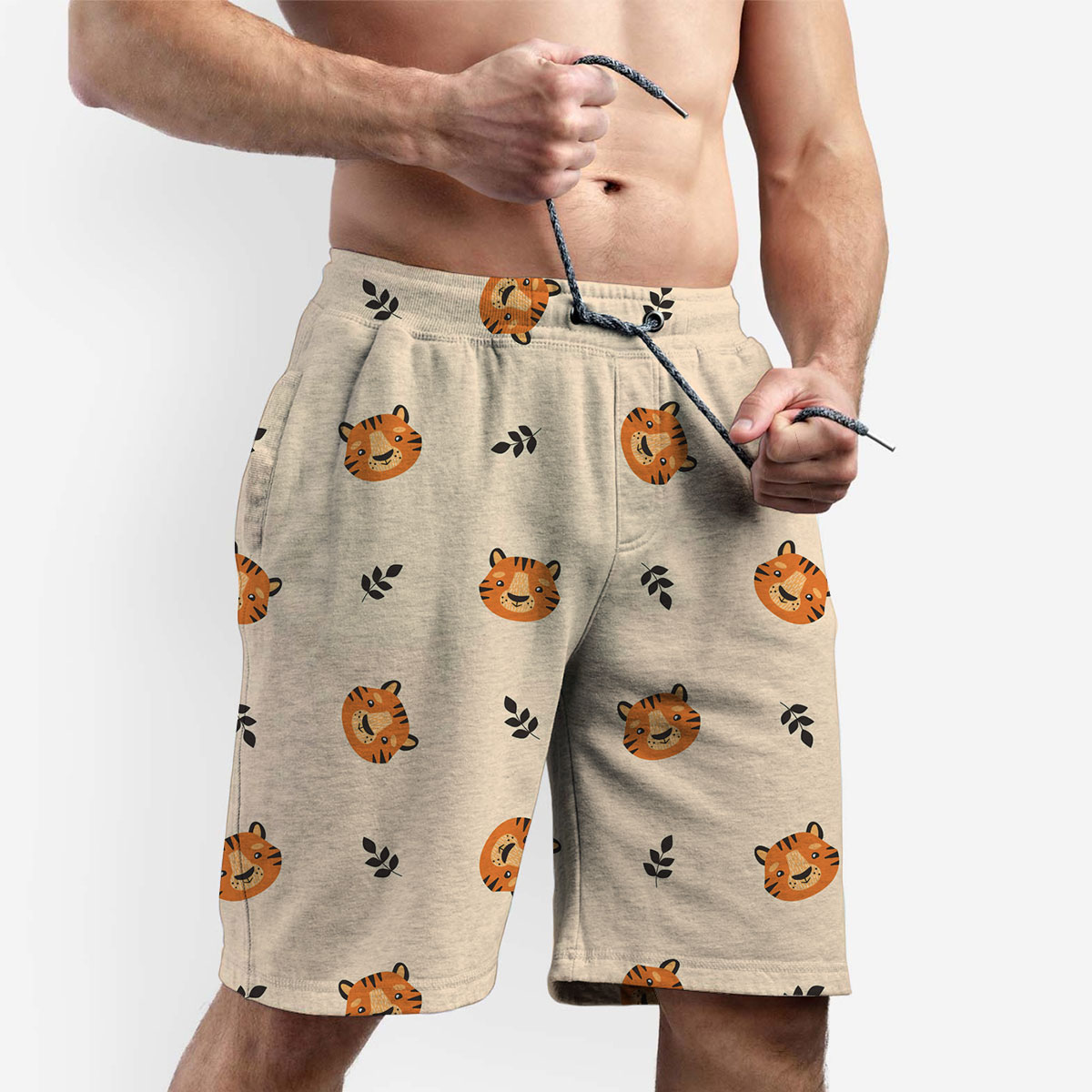 Tiger And A Leaf Shorts 6