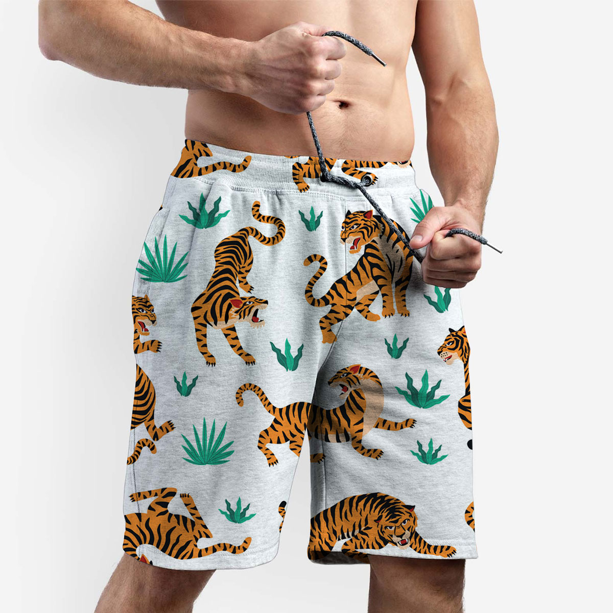 Tiger And Grass Shorts 6