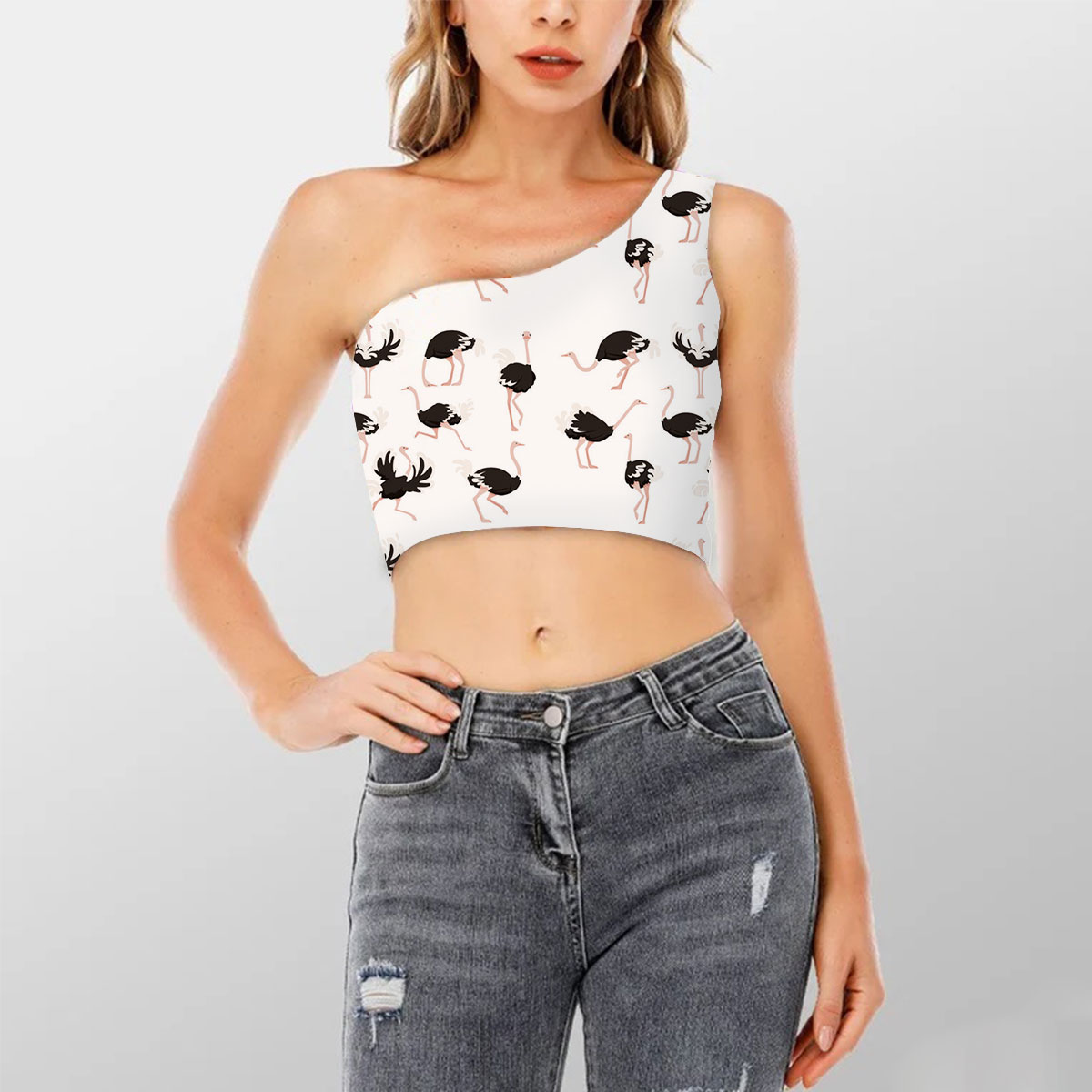 Positions Ostrich Shoulder Cropped Top 6