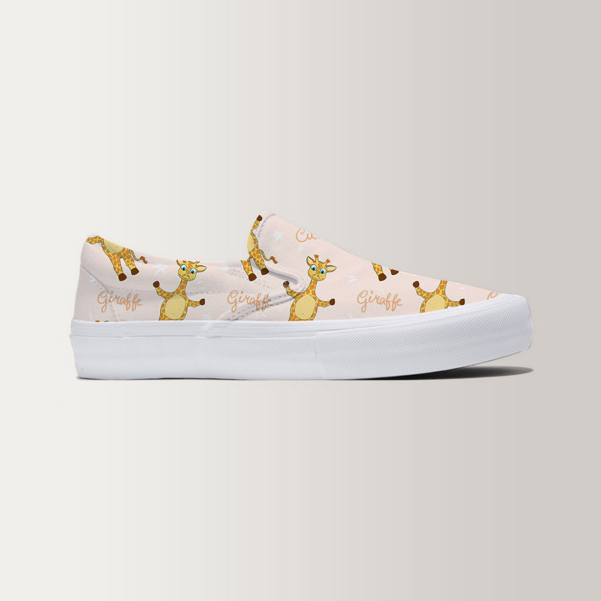 Cute Giraffe Slip On Sneakers 6