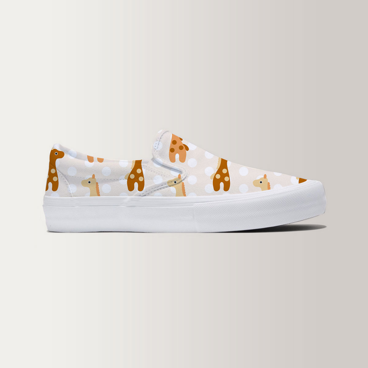 Dots Giraffe Slip On Sneakers 6