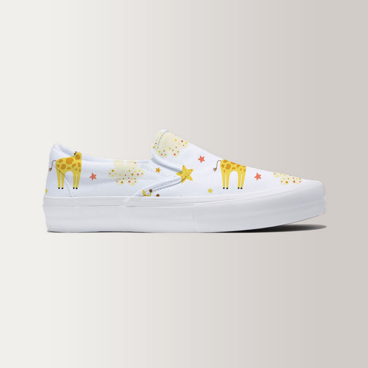 Dreamy Giraffe Slip On Sneakers 6