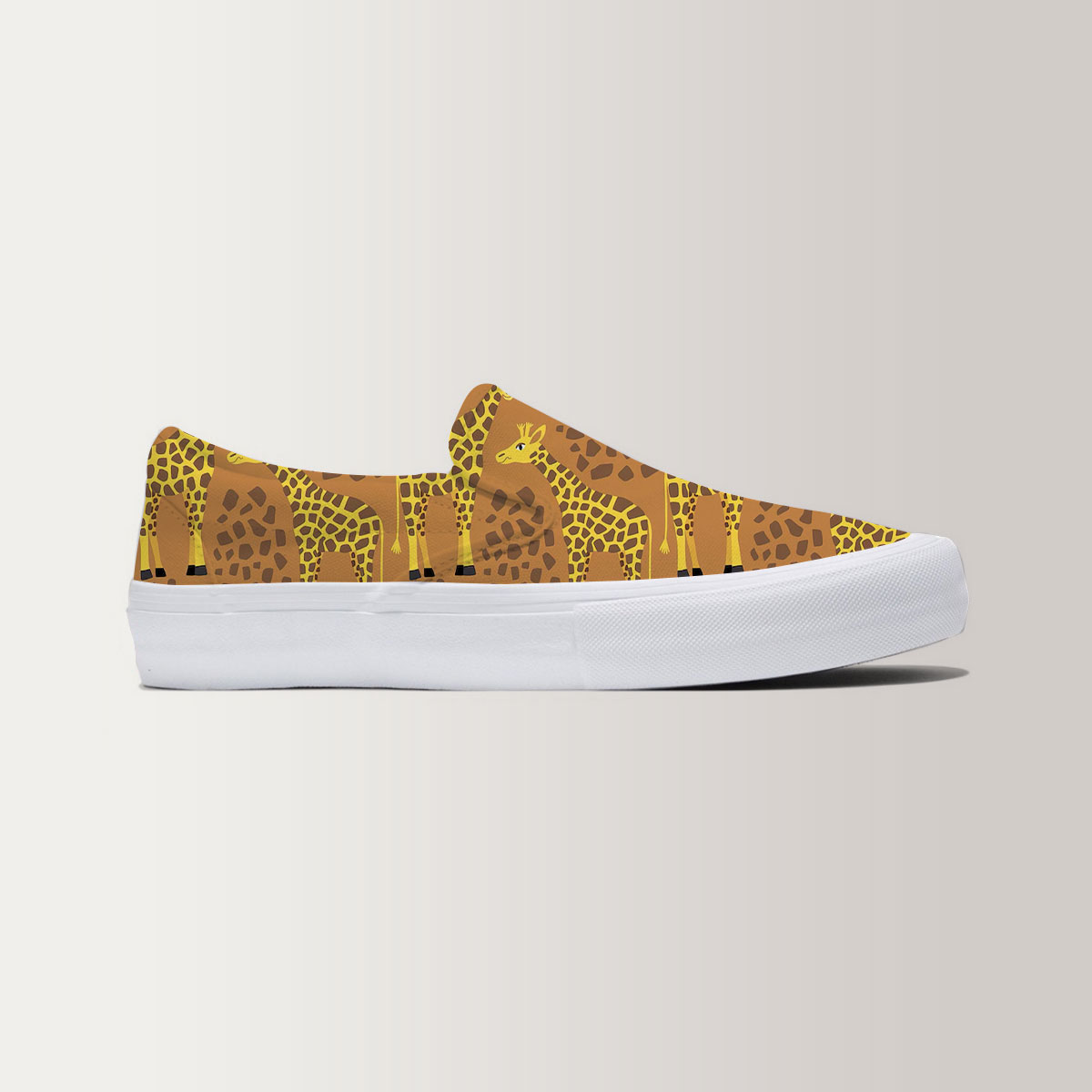 Savanna Giraffe Slip On Sneakers 6