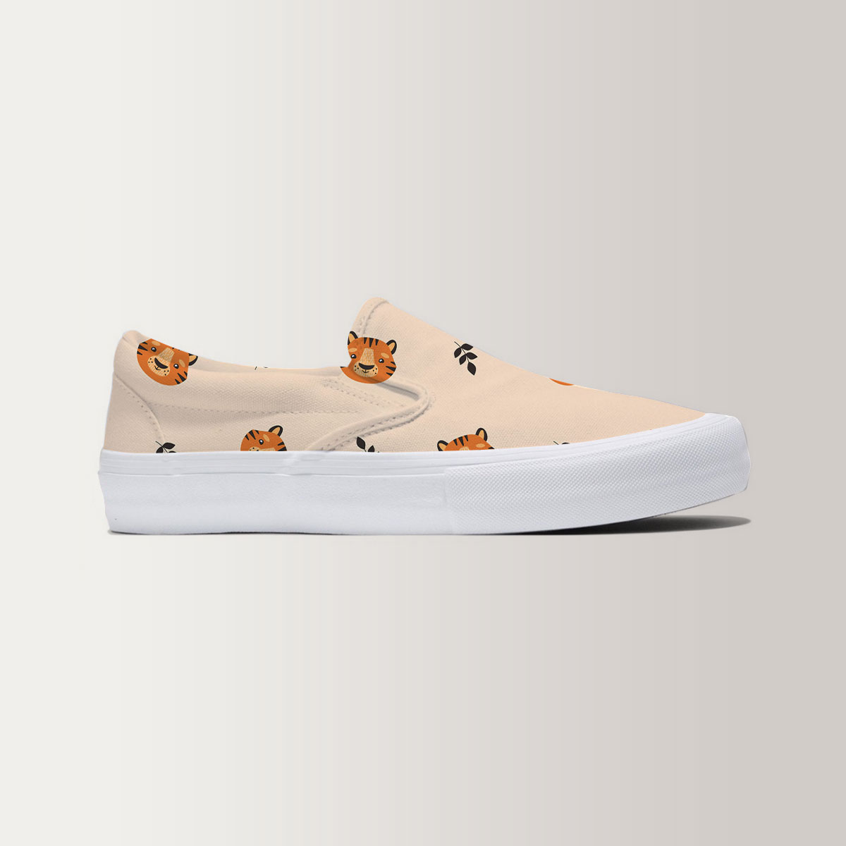 Tiger And A Leaf Slip On Sneakers 6