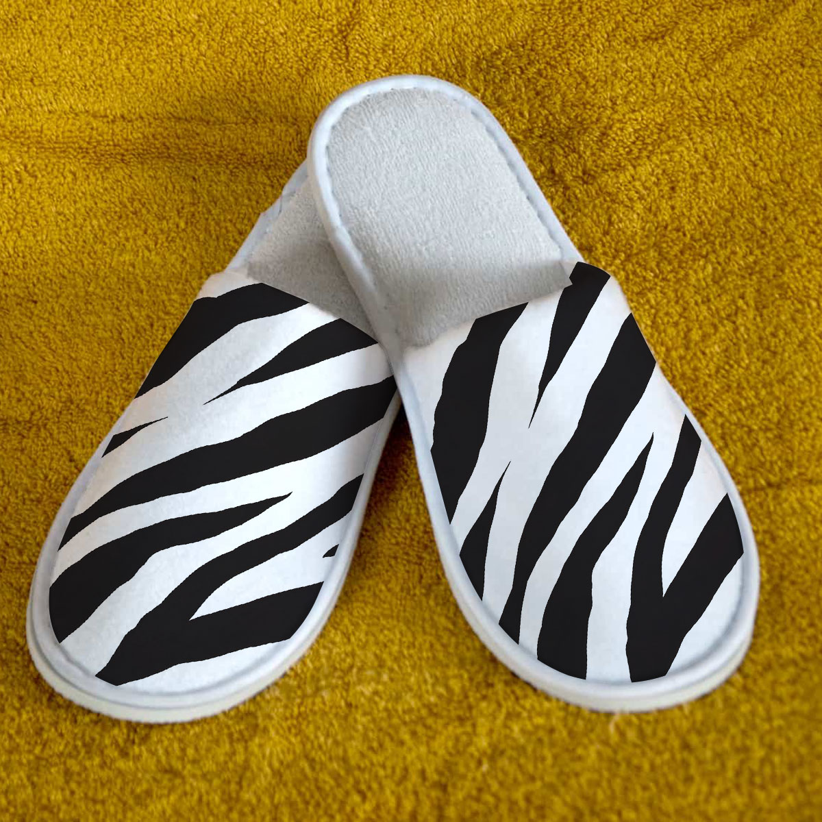 Zebra Skin Slipper 6