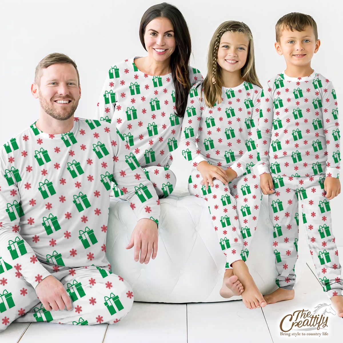 Christmas Gifts Pattern, Christmas Present Ideas Pajamas