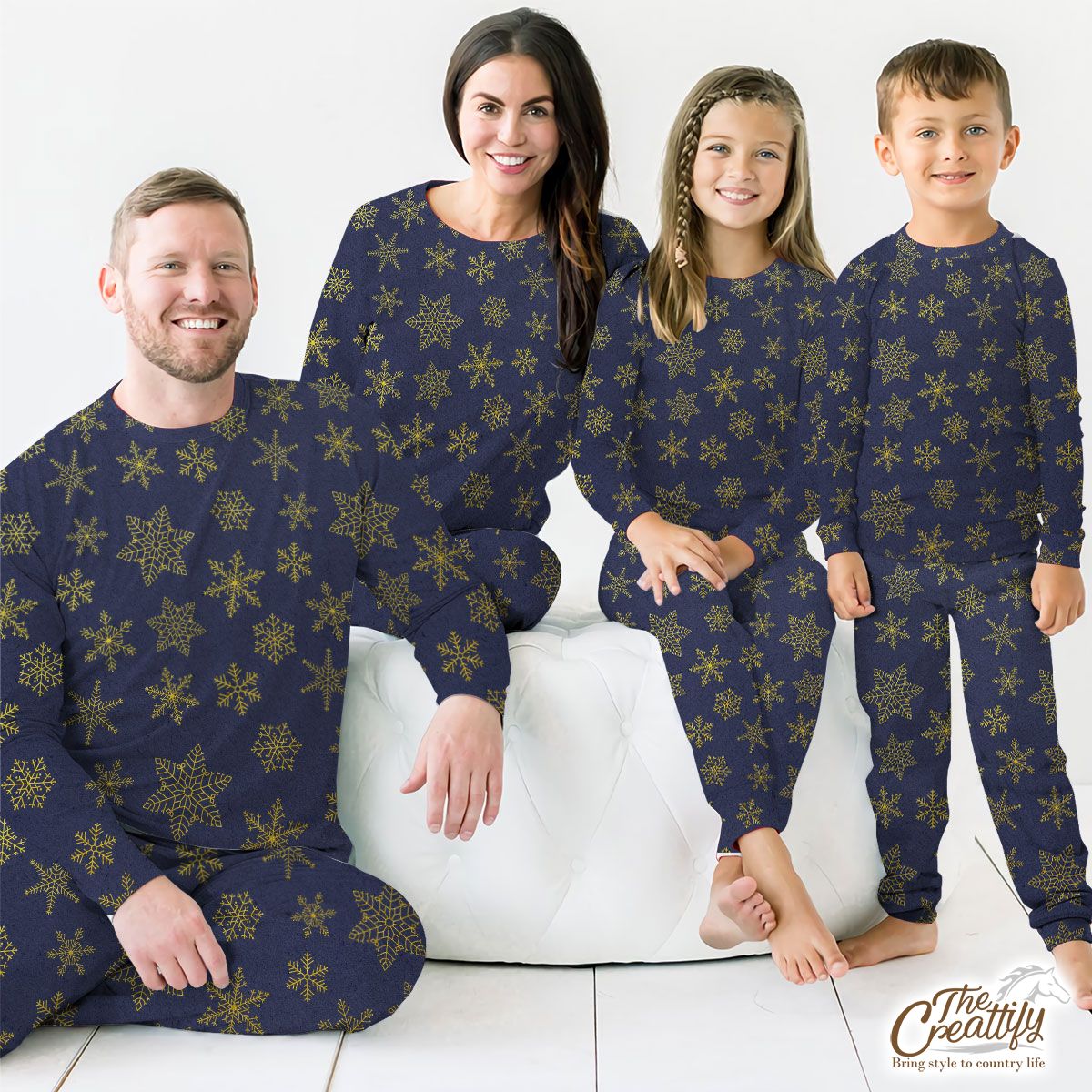 Snowflake Pattern, Christmas Snowflakes, Christmas Present Ideas On Night Christmas Pajamas
