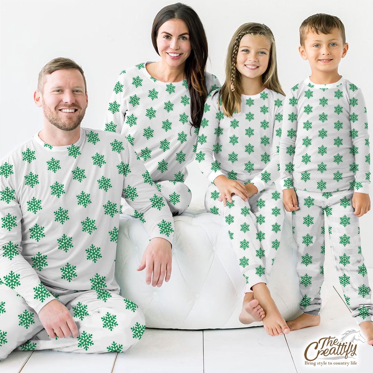 Snowflake Pattern, Christmas Snowflakes, Christmas Present Ideas On White Pajamas
