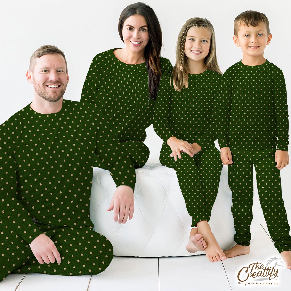 Sparkling Golden, Christmas Gift Ideas, Unique Christmas Gifts Pajamas