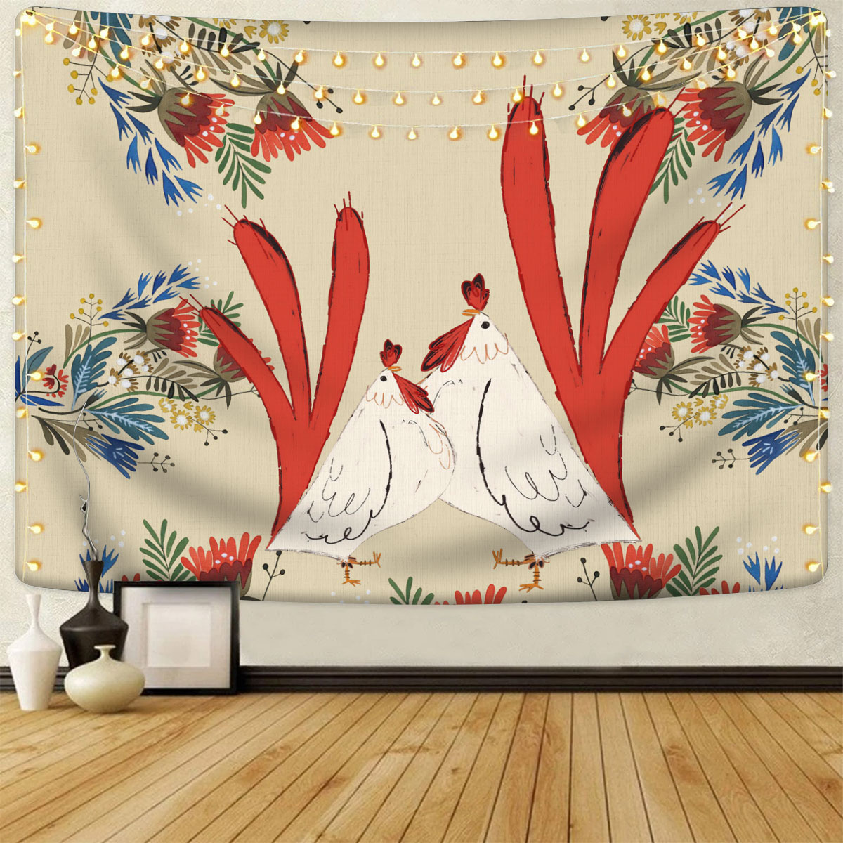Chicken Pattern 10 Fabulous Tapestry