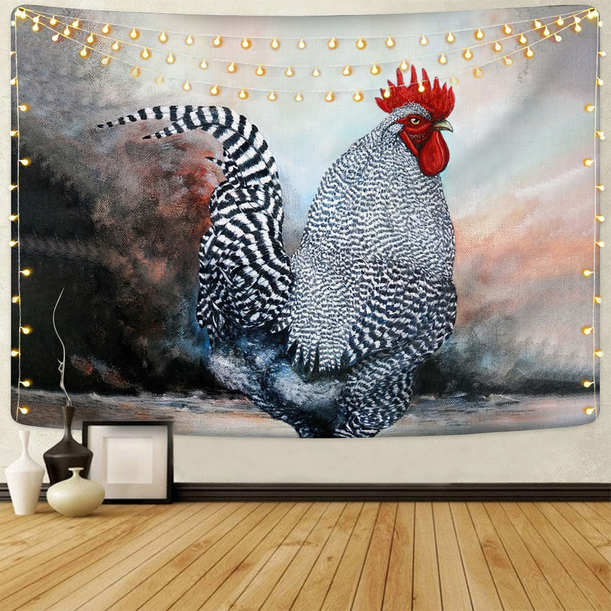 Chicken Pattern 3 Fabulous Tapestry