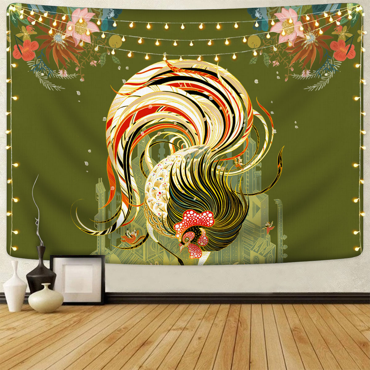 Chicken Pattern 9 Fabulous Tapestry