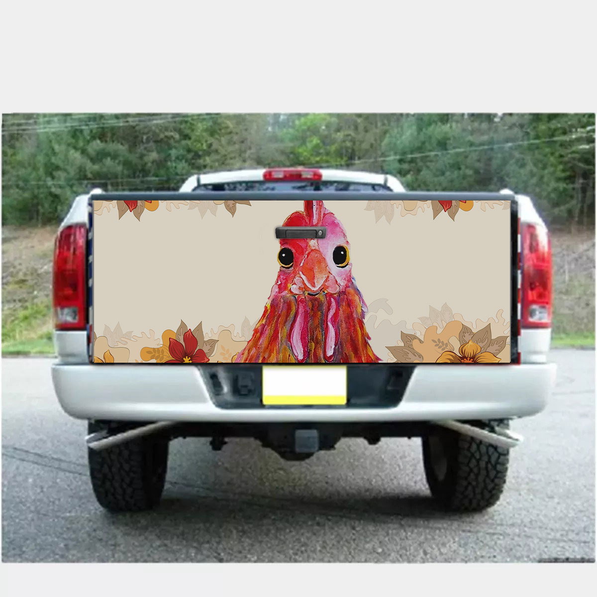 Chicken Pattern 11 Fabulous Truck Bed Decal