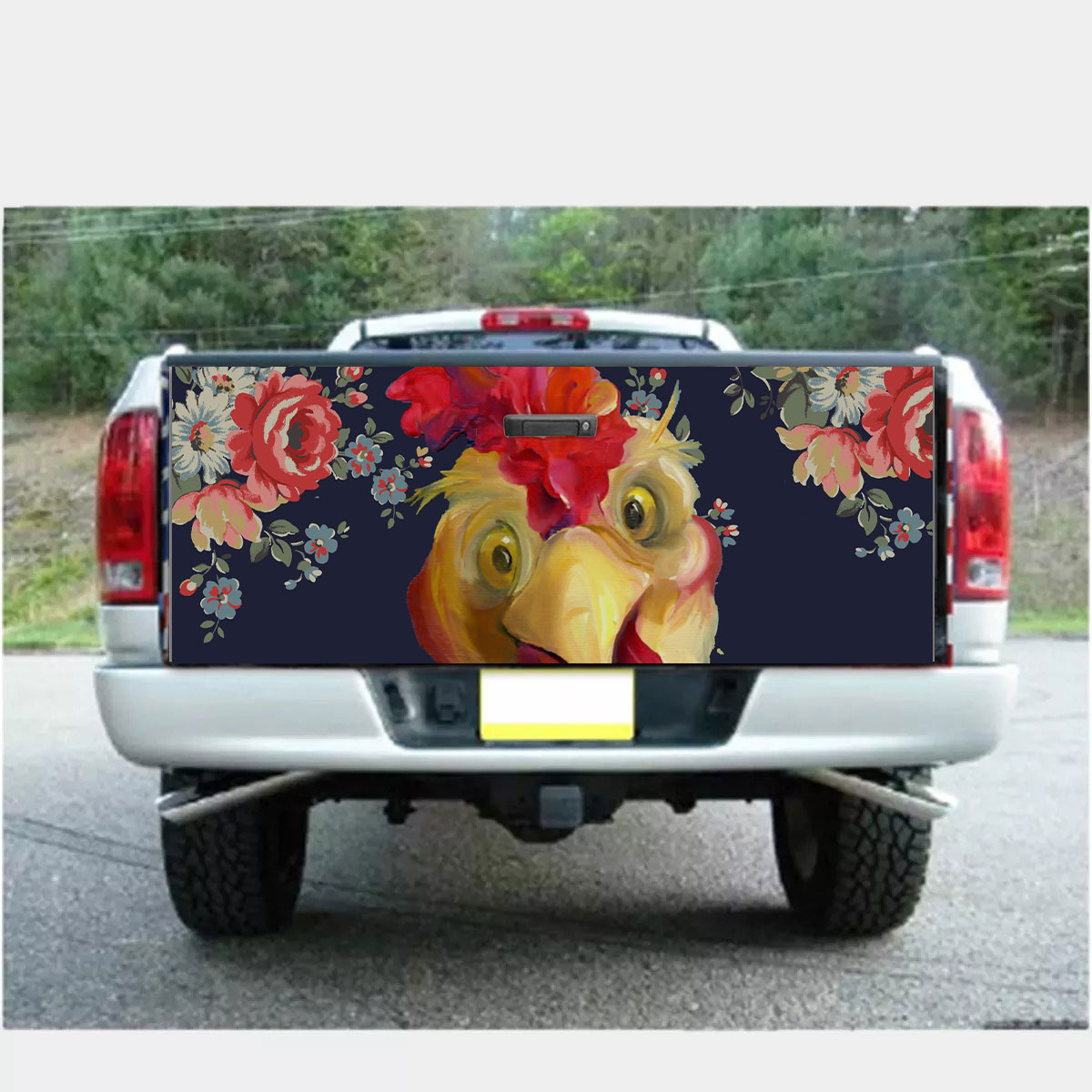 Chicken Pattern 7 Fabulous Truck Bed Decal
