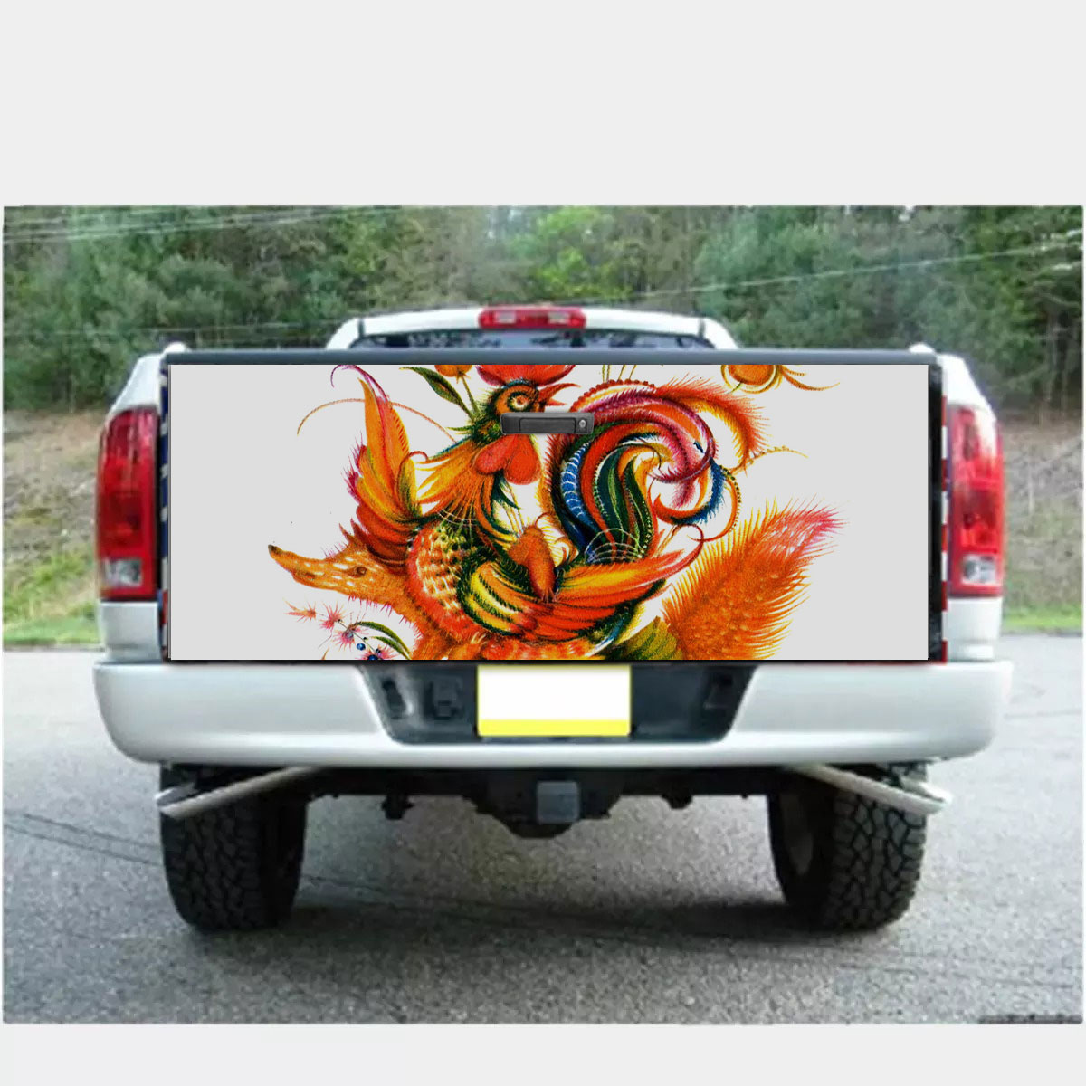 Chicken Pattern 8 Fabulous Truck Bed Decal