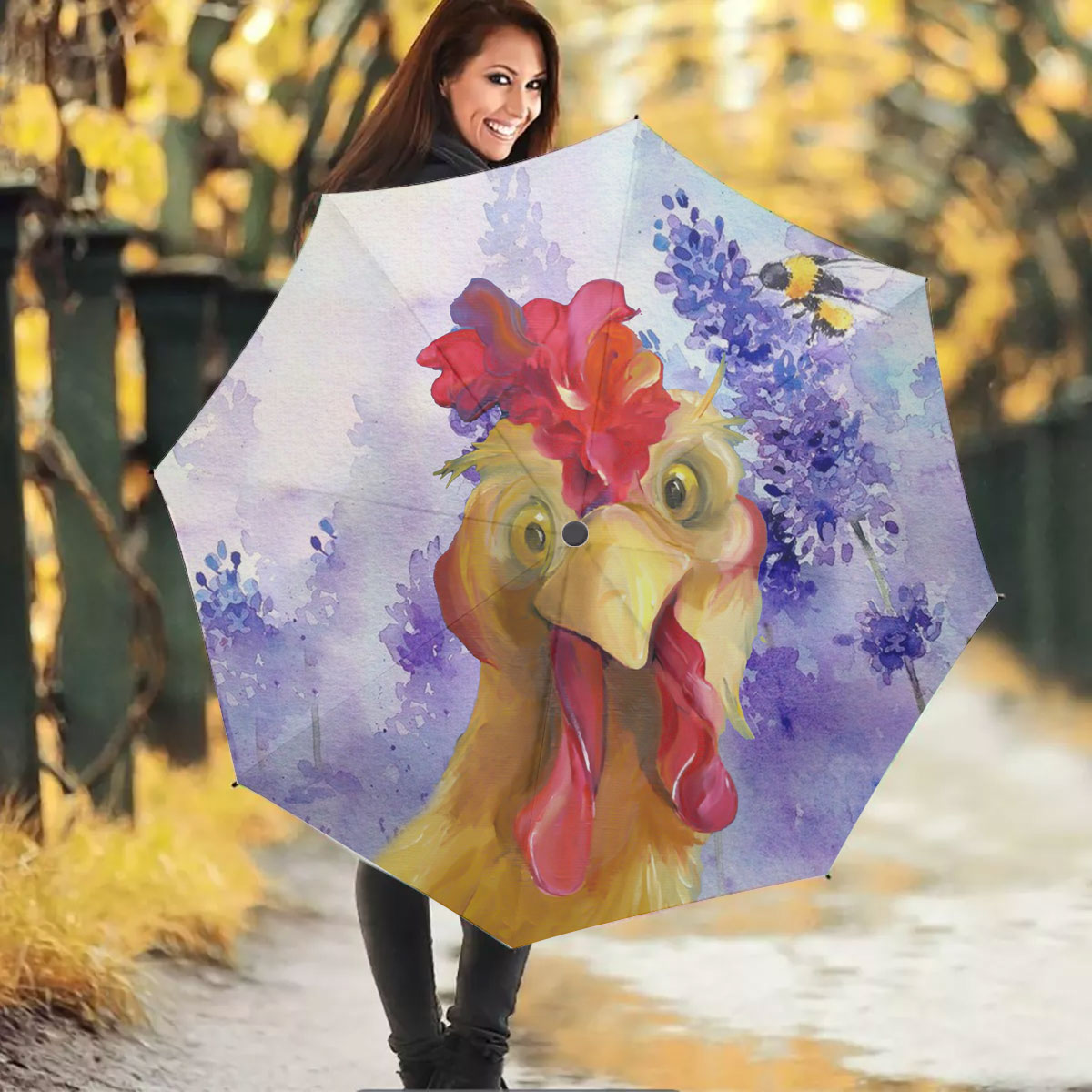 Chicken Pattern 1 Fabulous Umbrella