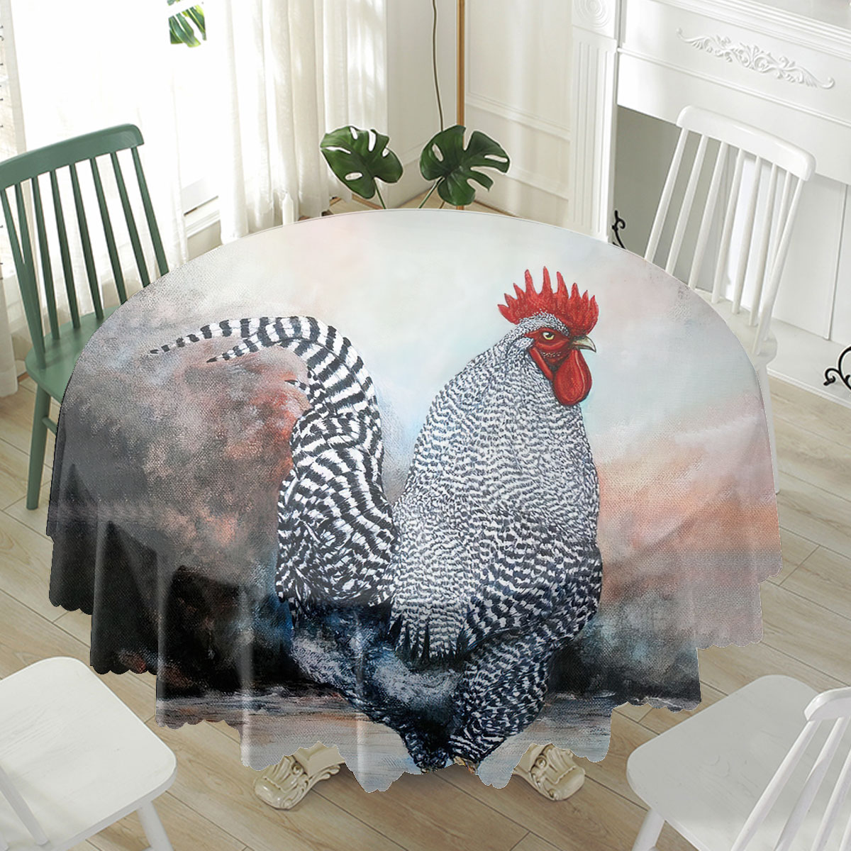 Chicken Pattern 3 Fabulous Waterproof Tablecloth