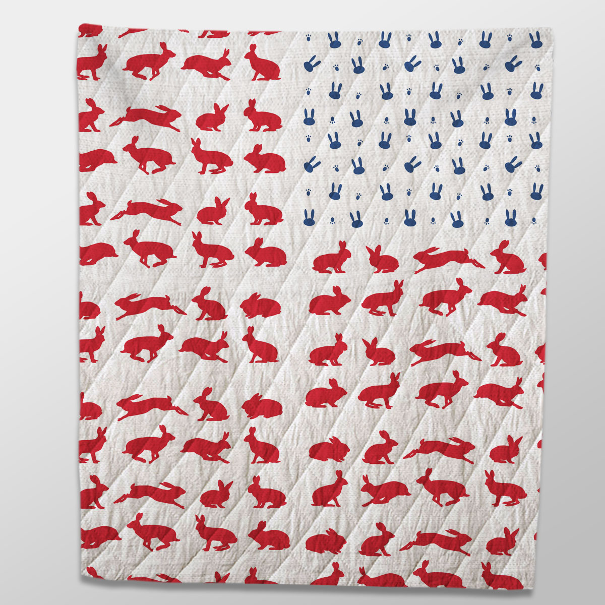Rabbit Flag Pattern Quilt