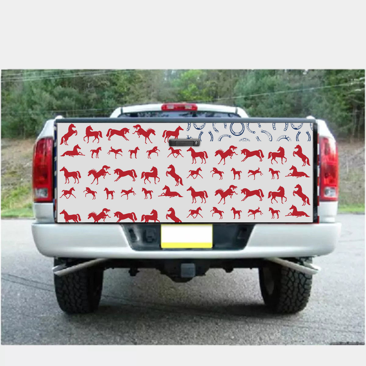 Horse Flag Pattern Truck Bed Decal