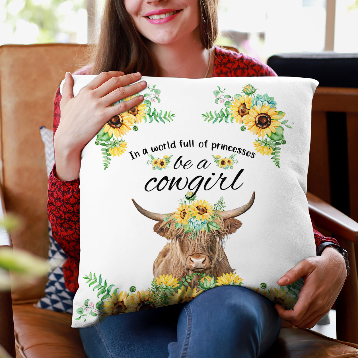 Highland Be A Cowgirl Pillow Case