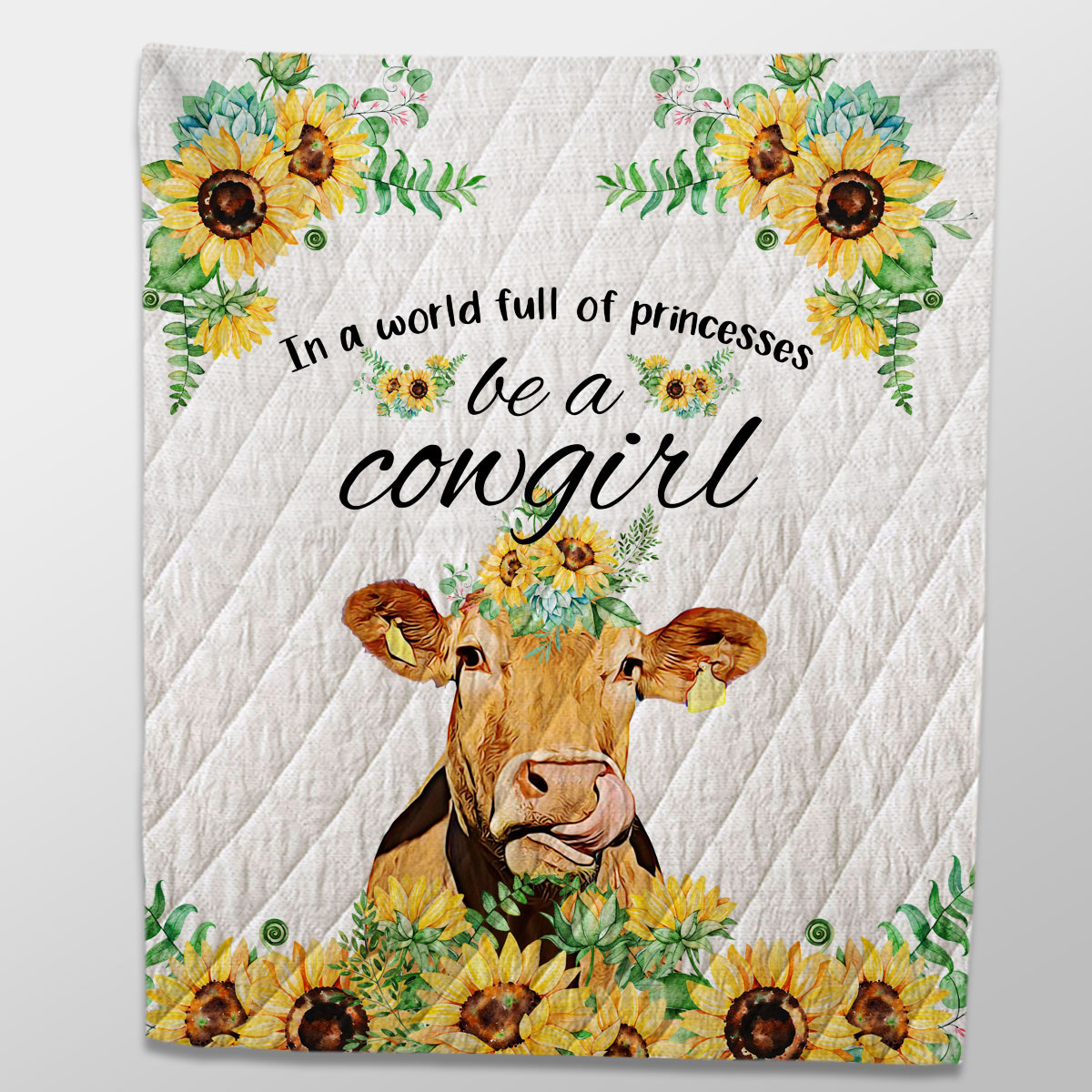 Beefmaster Be A Cowgirl Quilt