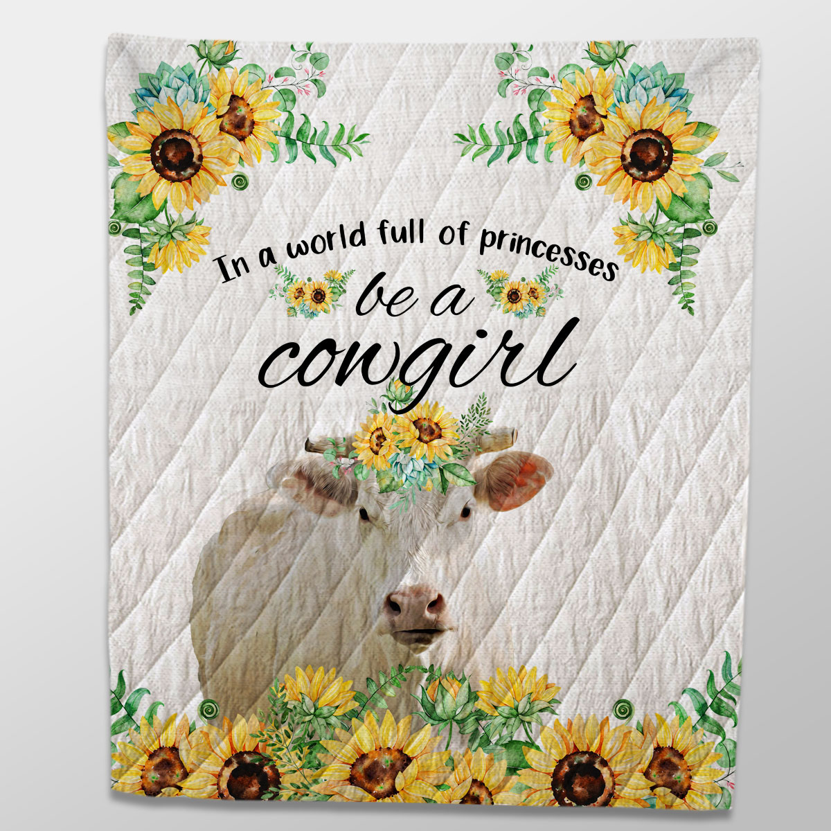 Charolais Be A Cowgirl Quilt