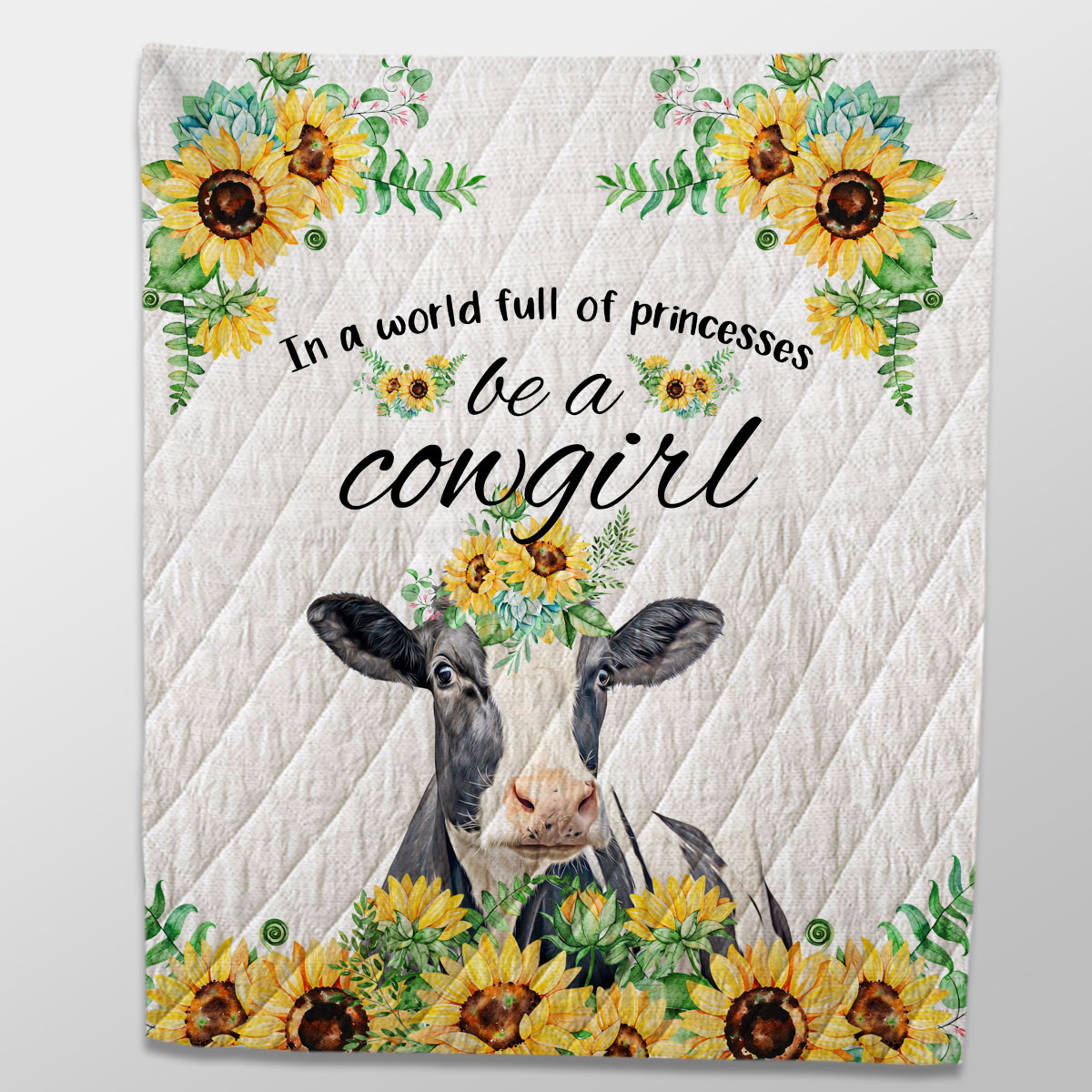 Holstein Be A Cowgirl Quilt