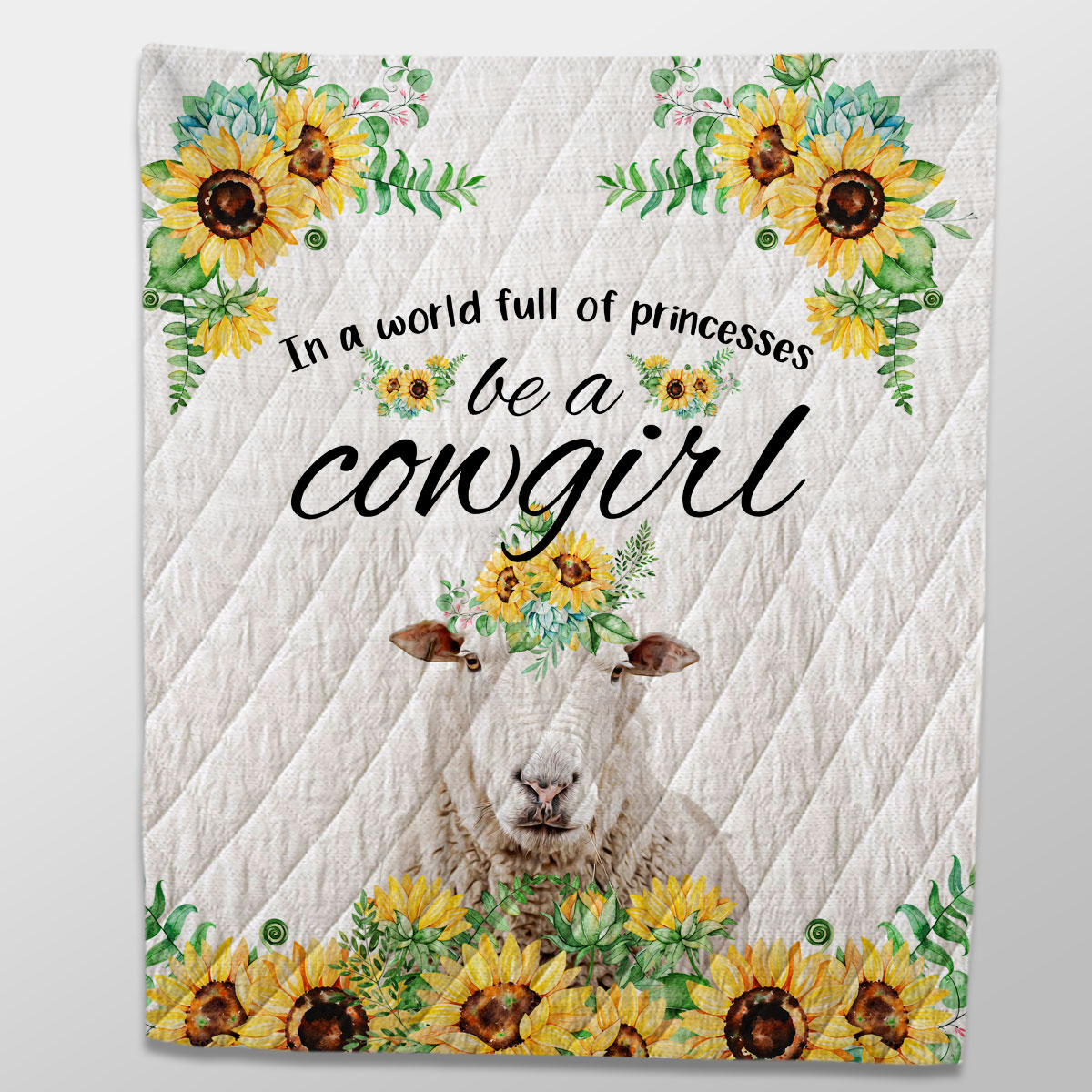 Sheep Be A Cowgirl Quilt