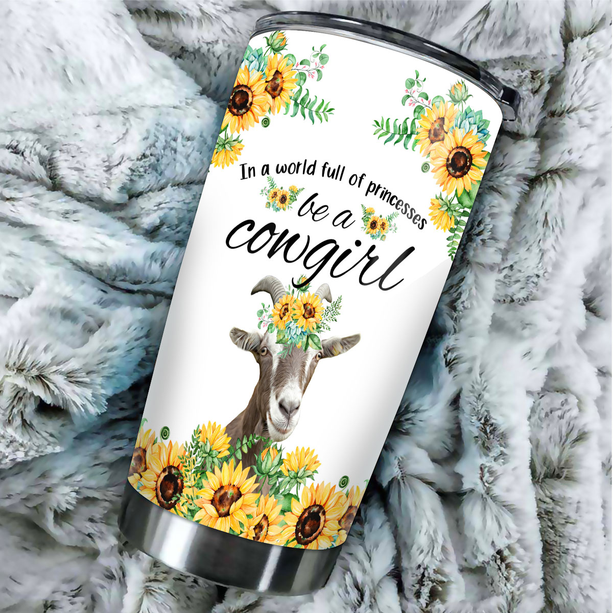Goat Be A Cowgirl Tumbler