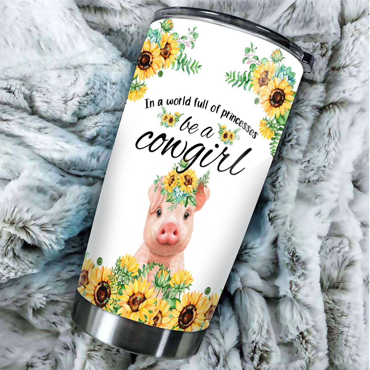 pig Be A Cowgirl Tumbler