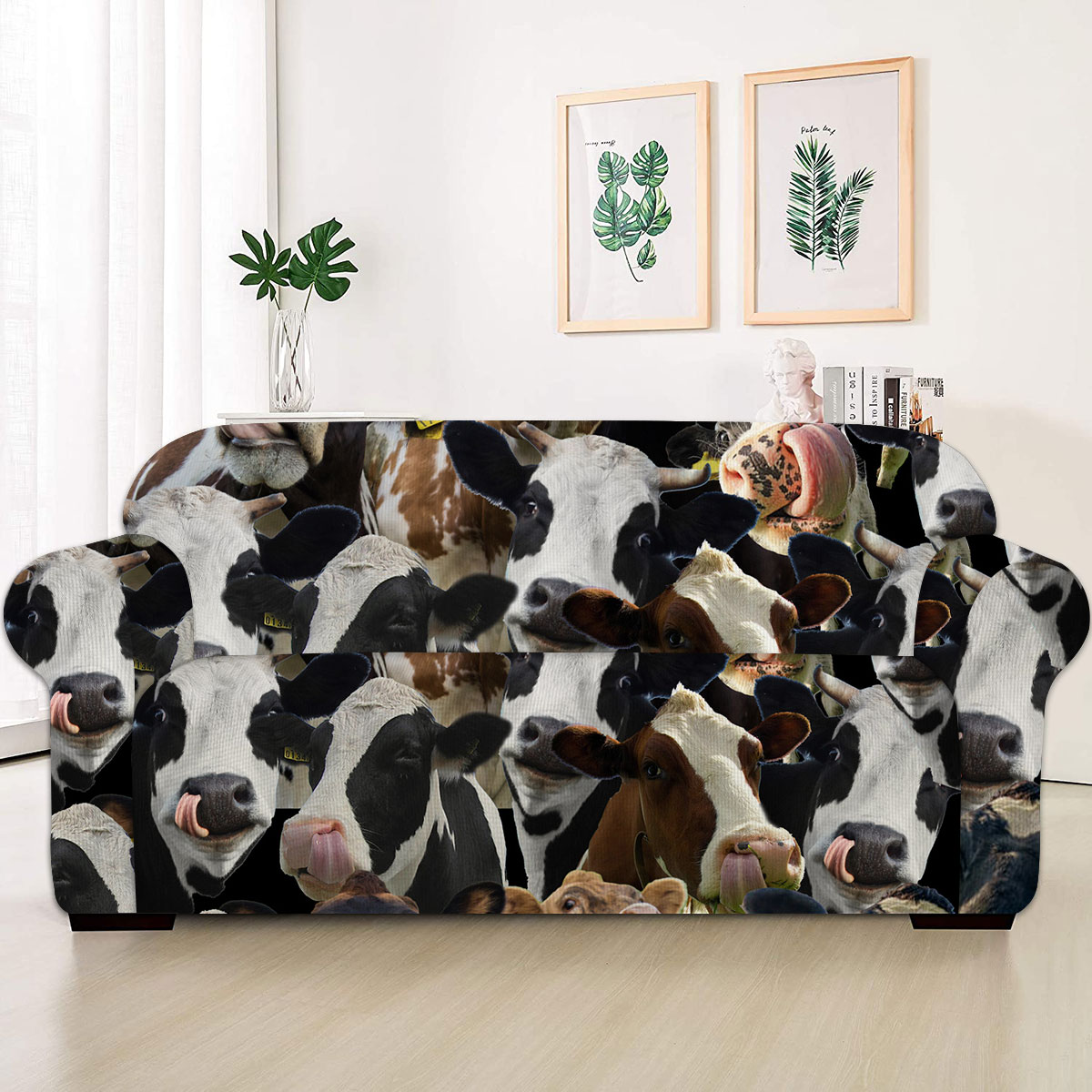 Hostein Herd Pattern Sofa Cover