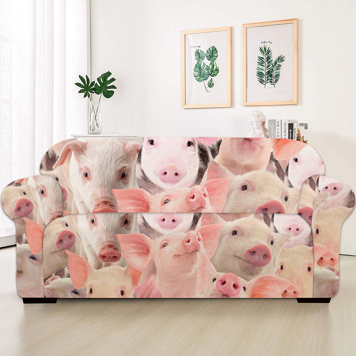Pig Herd Pattern Sofa Cover