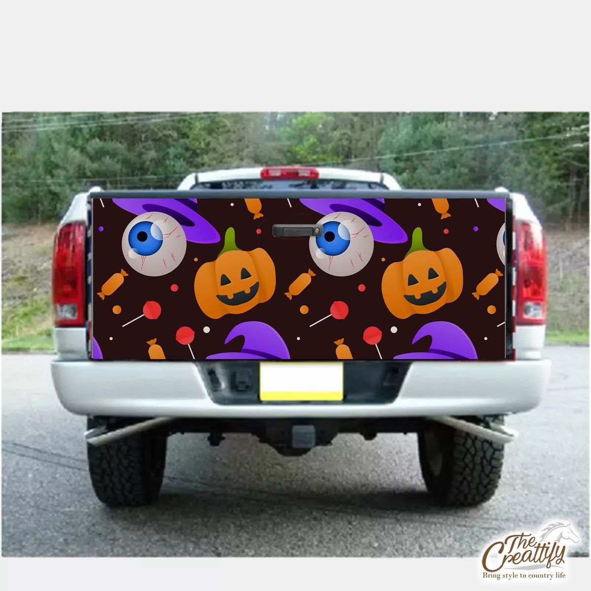 Best Halloween Witch, Wicked Witches., Halloween Candy Truck Bed Decal