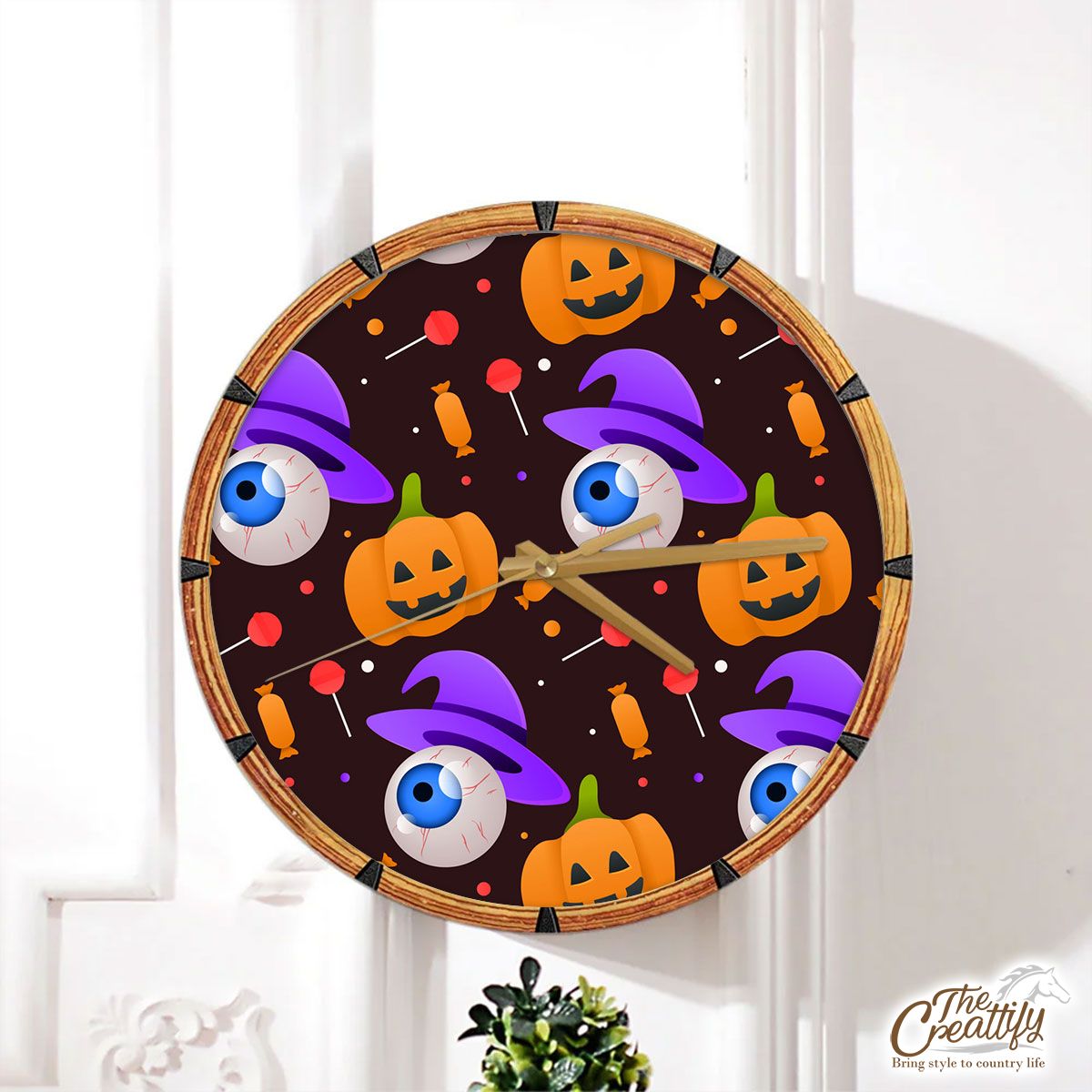 Best Halloween Witch, Wicked Witches., Halloween Candy Wall Clock