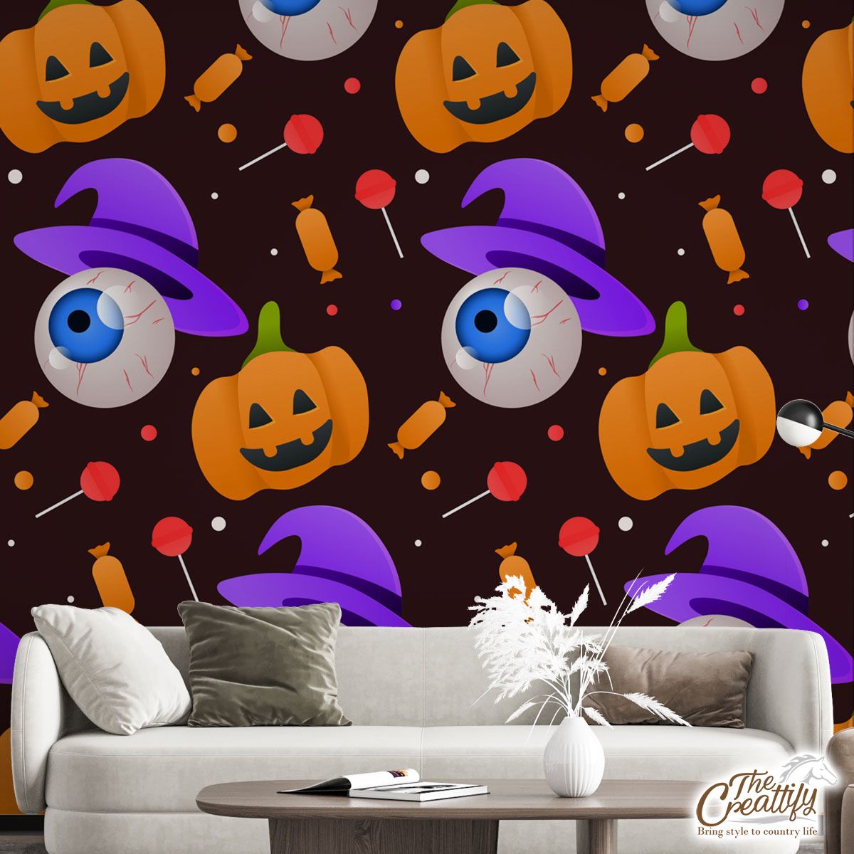 Best Halloween Witch, Wicked Witches., Halloween Candy Wall Mural