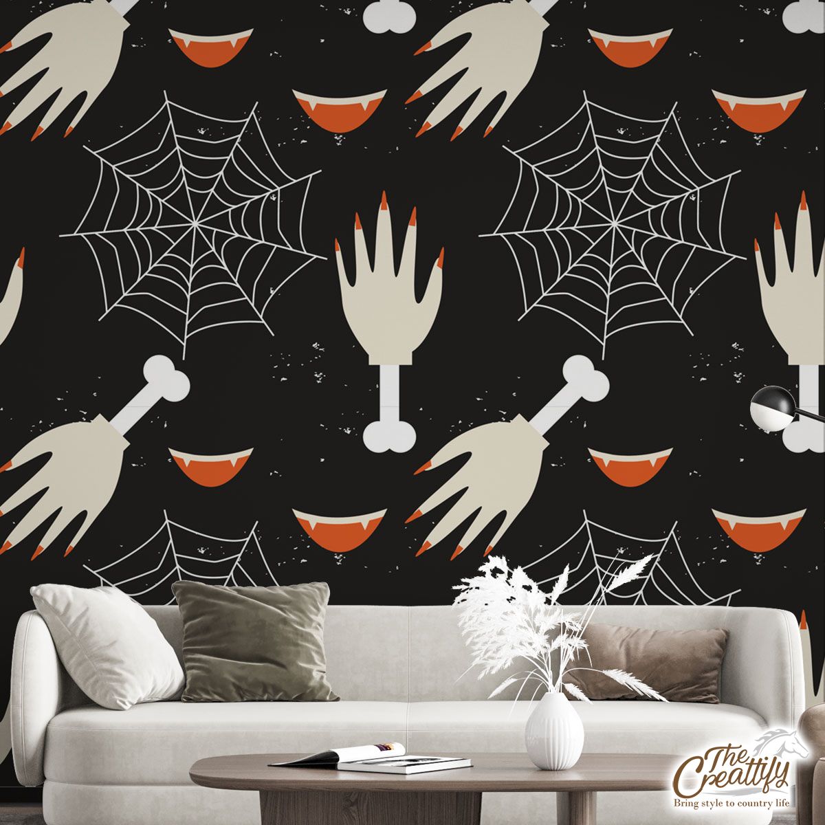 Halloween Classic Monster  With Vampire Wall Mural