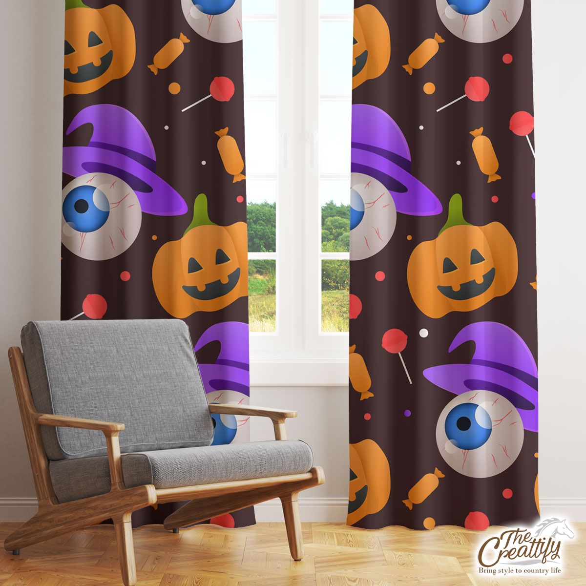 Best Halloween Witch, Wicked Witches., Halloween Candy Window Curtain