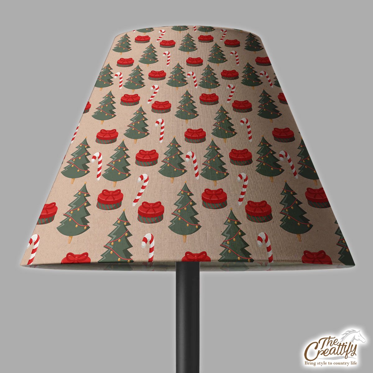Christmas Tree, Christmas Gift, Candy Cane Lamp Cover