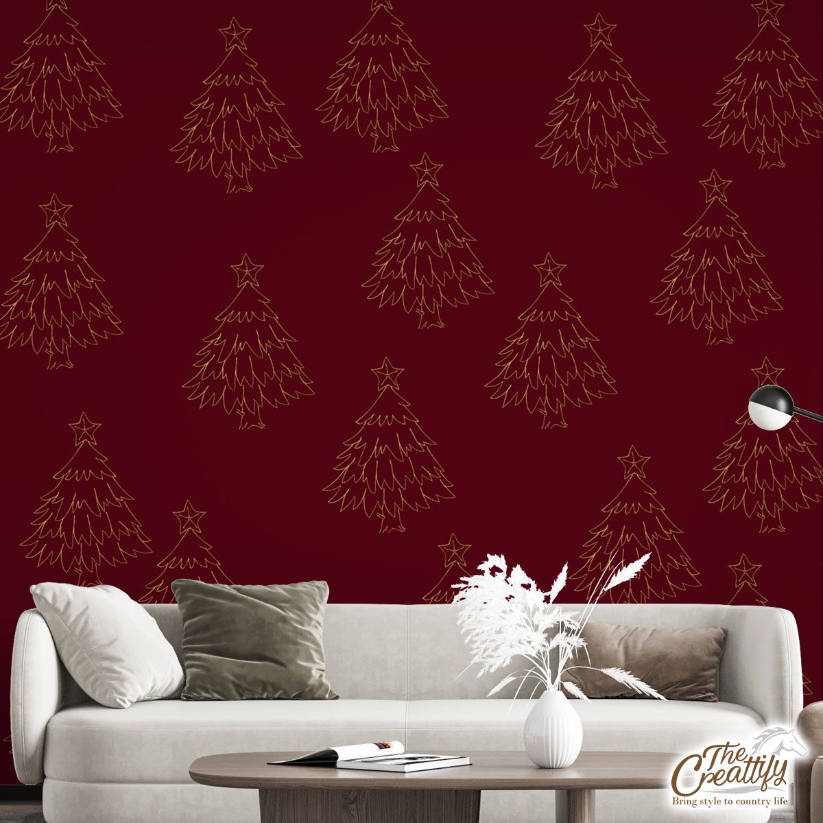 Christmas Tree, Pine Tree, Christmas Plants Wall Mural