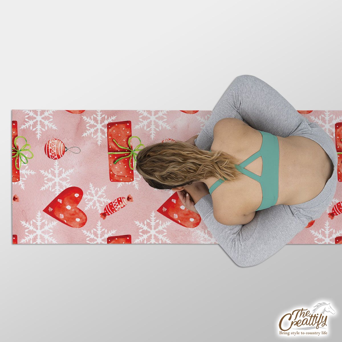 Christmas Gifts, Christmas Balls, Christmas Candy Yoga Mat