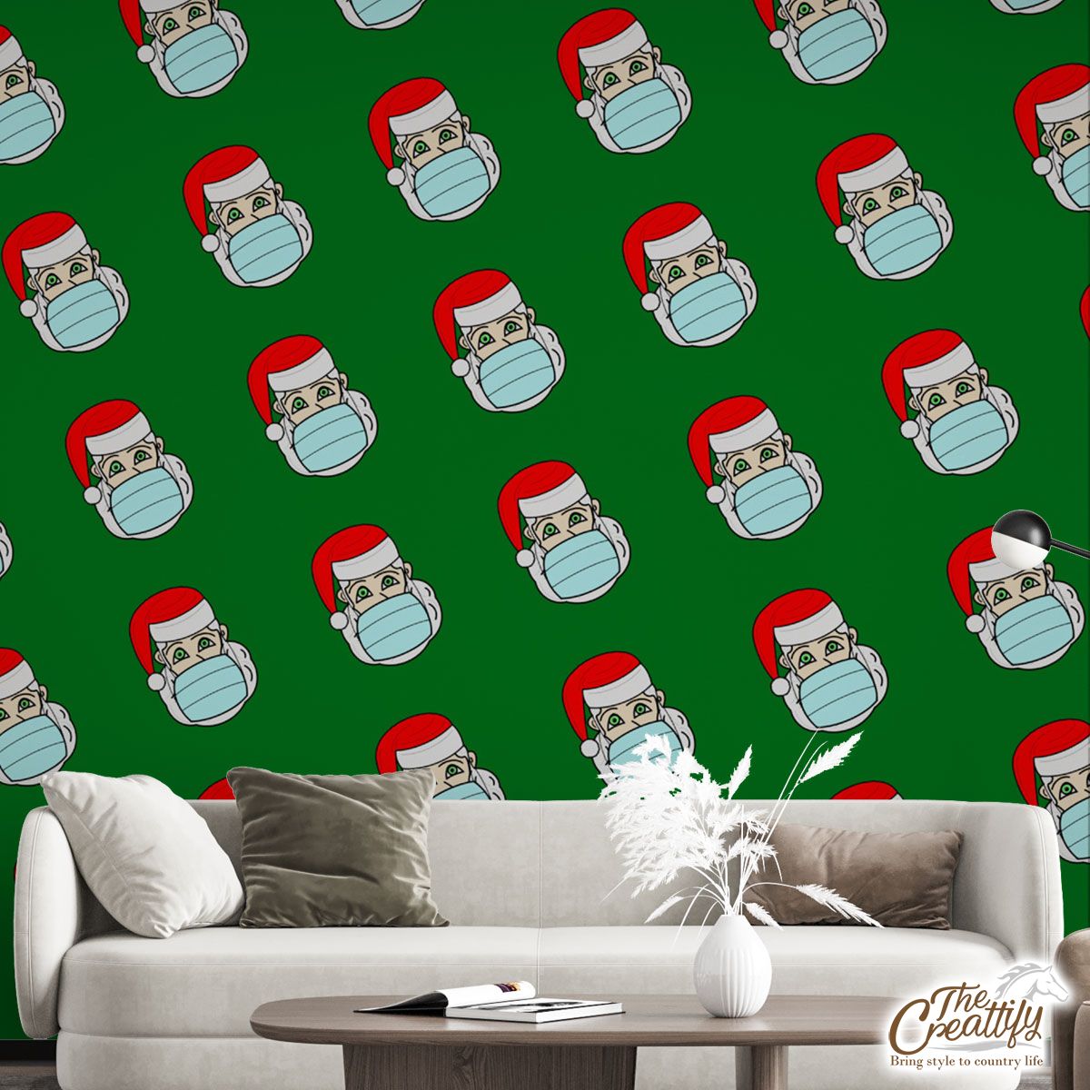 Santa Claus, Christmas Santa, Funny Secret Santa Gifts Wall Mural