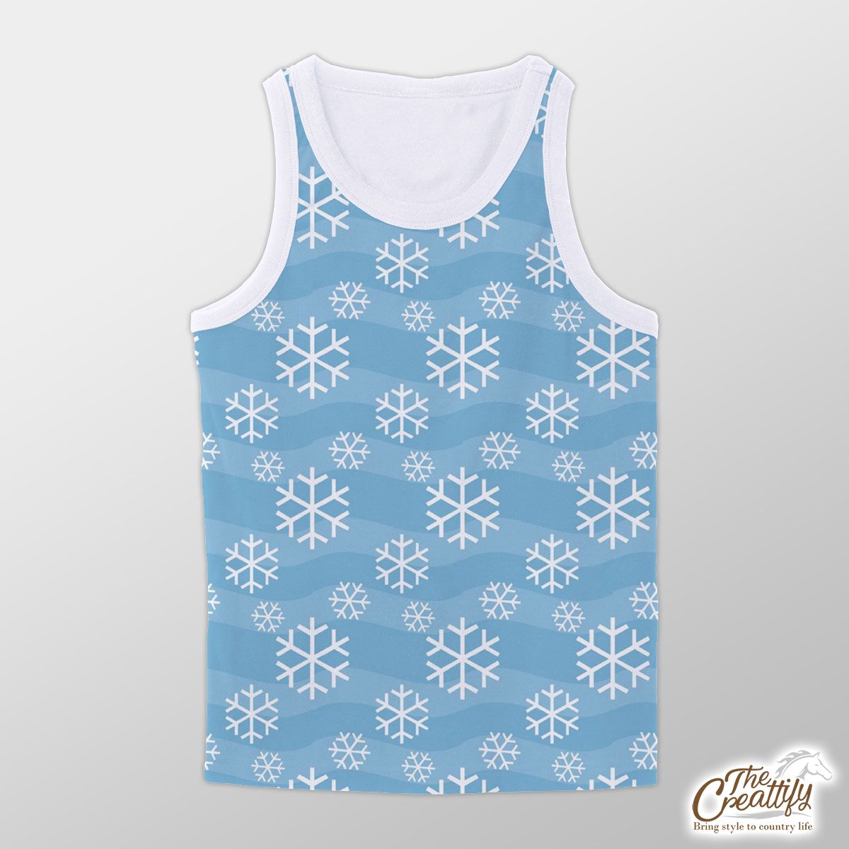 Snowflake, Snowflake Background, Snowflake Pattern 7 Unisex Tank Top