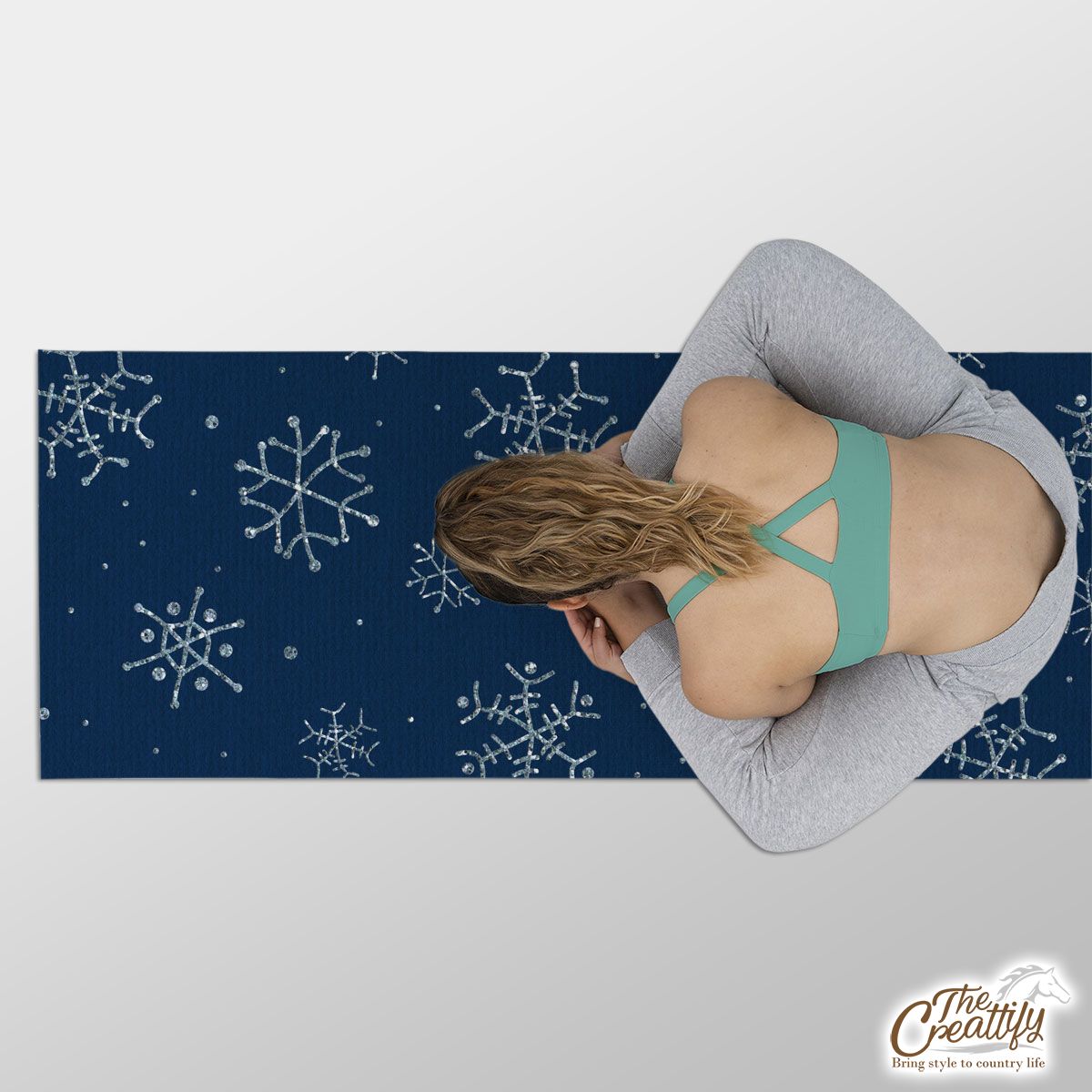 Snowflake, Snowflake Background, Snowflake Pattern 2 Yoga Mat