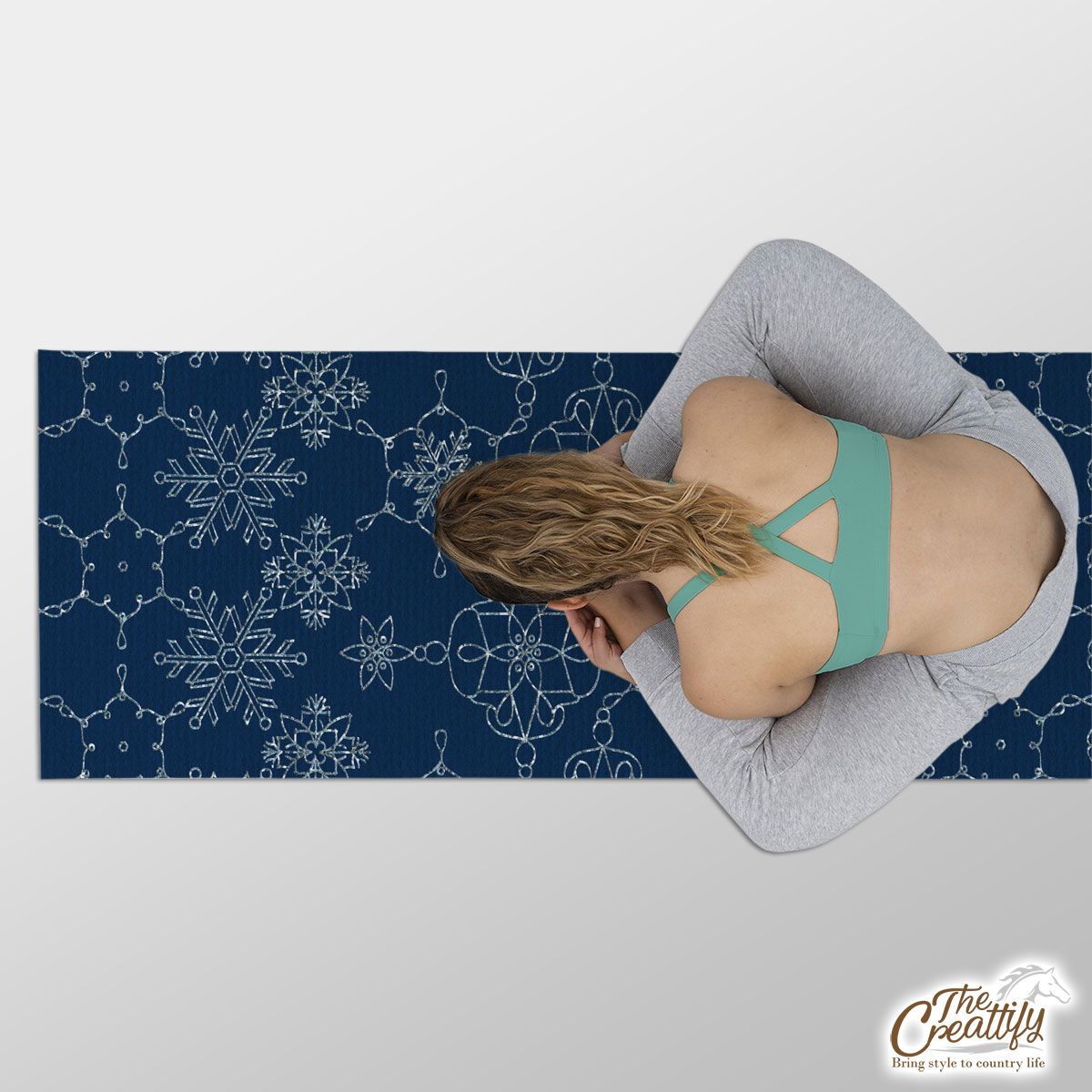 Snowflake, Snowflake Background, Snowflake Pattern 3 Yoga Mat