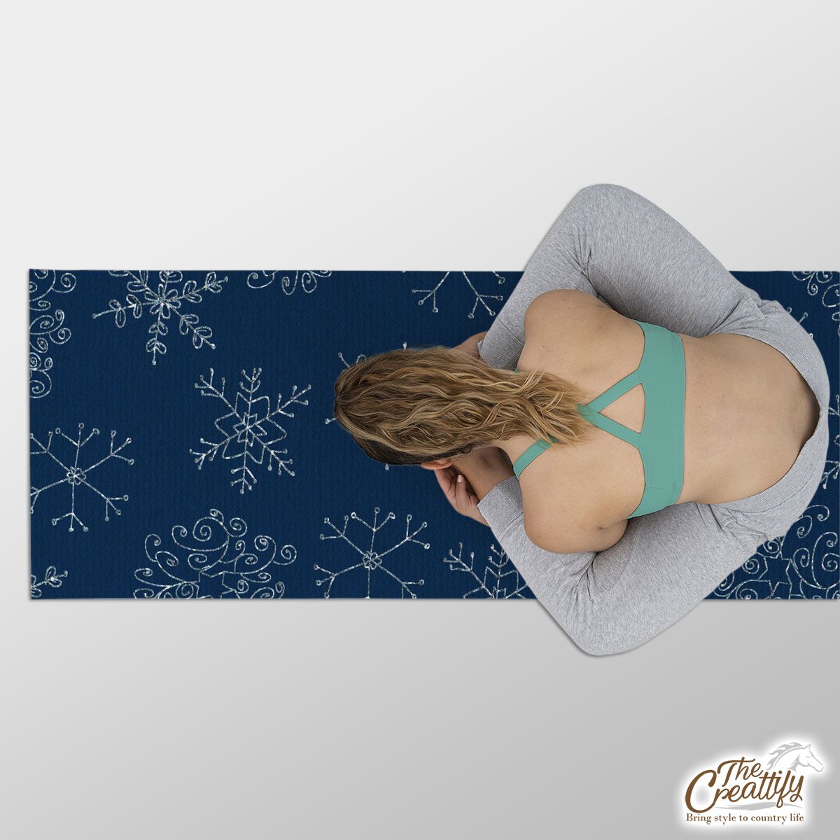 Snowflake, Snowflake Background, Snowflake Pattern 4 Yoga Mat