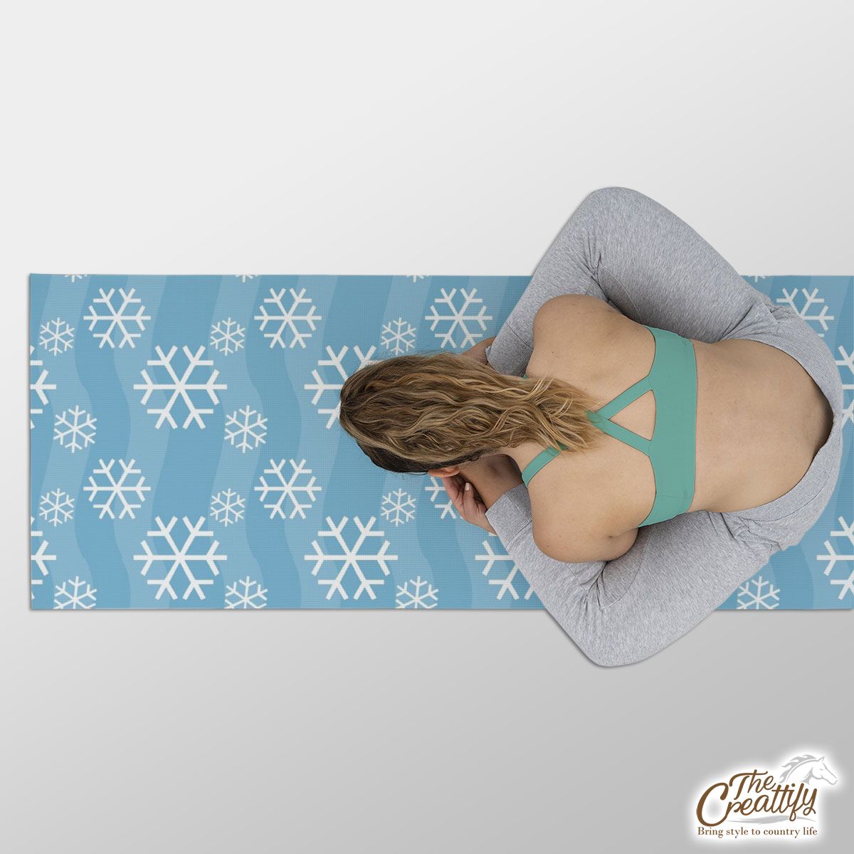Snowflake, Snowflake Background, Snowflake Pattern 7 Yoga Mat